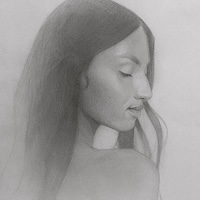 Portrait Sketch of Girl